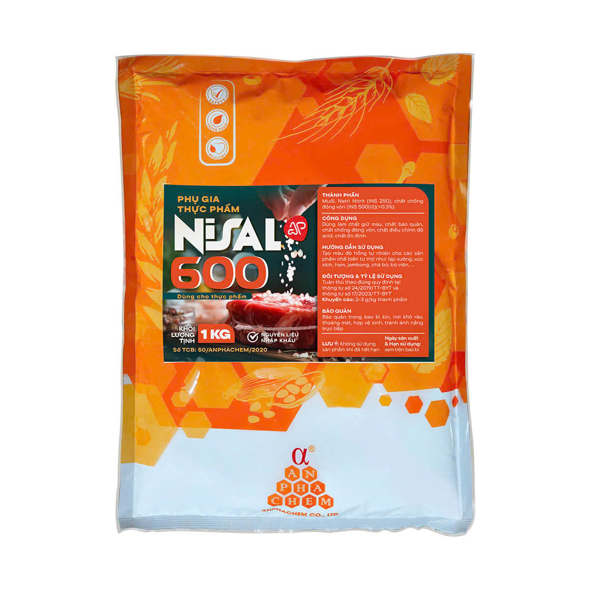 Muối đỏ NISAL 600 – Nguyên liệu nhập khẩu Tây Ban Nha